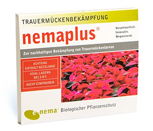 nemaplus® SF Nematoden zur Bekämpfung von Trauermücken - 25 Mio. für 50m² Blumenerde oder 250 Pflanzen von nemaplus