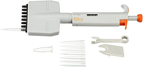 sunLab Mikroliterpipette, 8 Kanal, Mechanisch, 50-300µl Kapazität von sunLab