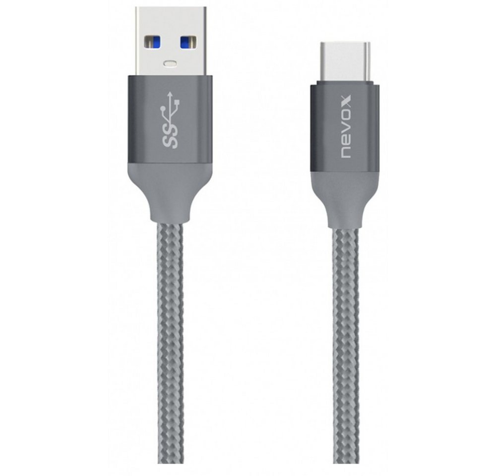 nevox - USB-Kabel - grau USB-Kabel, USB-C, USB von nevox