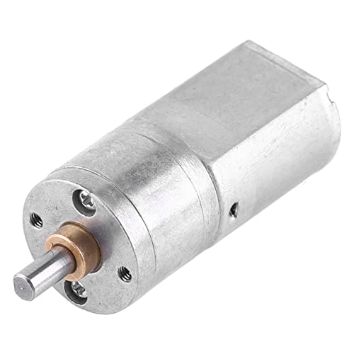 20-mm-12-V-DC-Hochgetriebemotor-Ersatz mit 200 U/min für Robotik- und Heimwerkerprojekte mit Vollmetallgetriebe und mehreren Geschwindigkeitsoptionen für verbesserte Leistung (12V 200RPM) von nikusaz