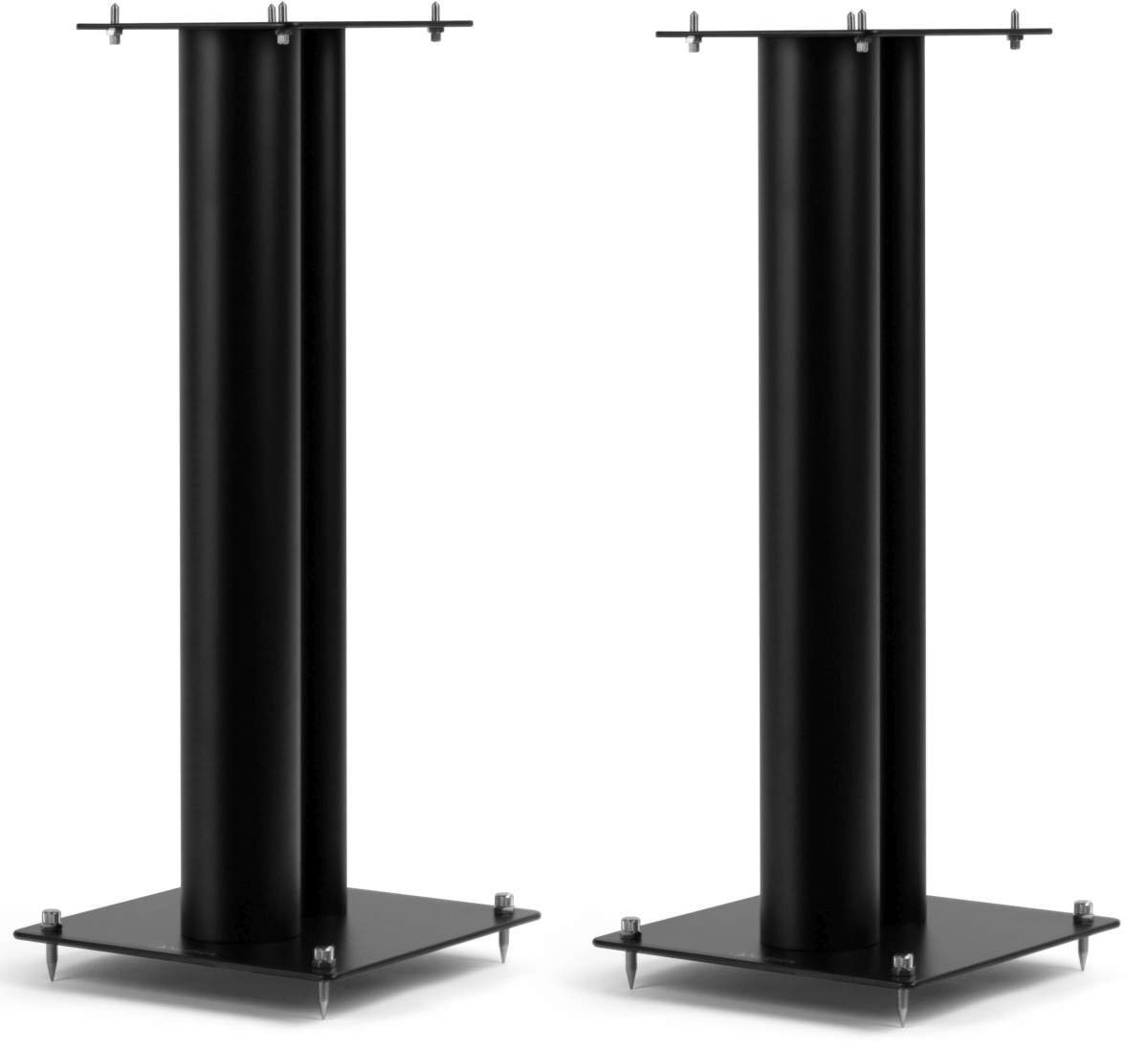 norstone Stylum 2 Black satin (schwarz) Lautsprecherständer, (belastbar bis 50kg, pulverbeschichtet, Höhe 60cm) von norstone