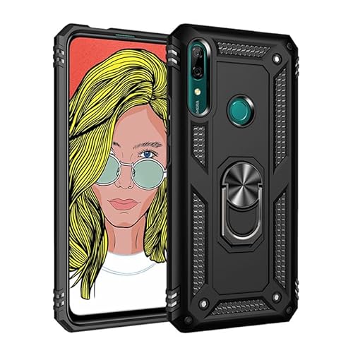 nulala Hülle Kompatibel mit Huawei Mate 50 Pro, Militär Standard Stoßfest Handyhülle Case Hybrid Metall Ring Halter Schutzhülle Handy Hüllen Cover für Huawei Mate 50 Pro von nulala