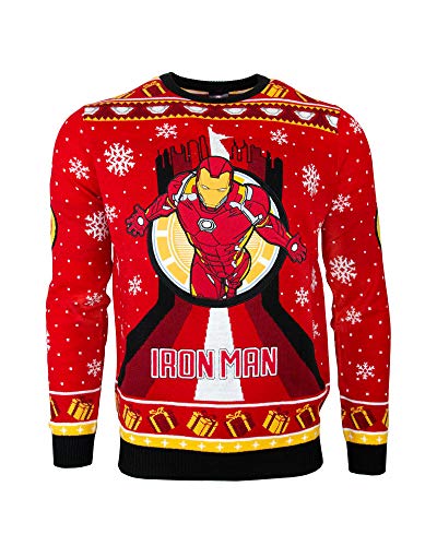 Iron Man Stark Tower Xmas JUMPER / SWEATER Size L von numskull