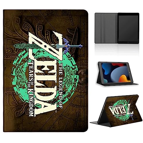 Tablet Hülle für Lenovo Tab M10 Plus 10,3" TB-X606F/TB-X606X Hülle, Stoßfest PU Leder Flip Case The Legend of Zelda Breath of The Wild SchutzHülle Verstellbar Ständer Tablet Folio, A2 von nurkorki