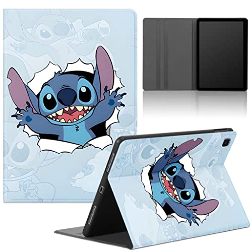 Tablet Hülle für Samsung Galaxy Tab A7 10,4" 2020 (SM-T500/T505/T507), Schutzhülle mit Schön Stitch Muster Slim Halten Sie vorne Case PU Leder Flip TPU Stoßfest Verstellbar Ständer Tablet Folio, 06 von nurkorki