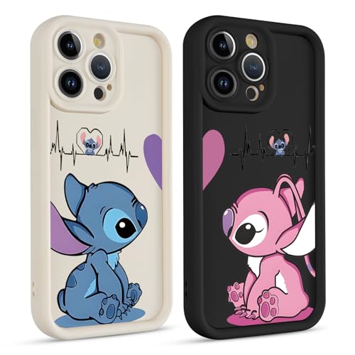 nurkorki 2 Stück Anime HandyHülle für iPhone 12 Hülle Cartoon 6,1",Silikon Stoßfest Hülle für iPhone 12 Case 3D Cute Kawaii Muster Aesthetic Mädchen Junge Schutzhülle Cover,07 von nurkorki