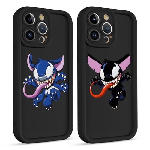 nurkorki 2 Stück Handyhülle für iPhone 11 Pro MAX Hülle 6,5",Anime Muster Cool Design Stilvoll Hülle für Jungen und Männer,Weiches TPU rutschfeste Stoßfeste Schutzhülle für iPhone 11 Pro MAX,Anime von nurkorki