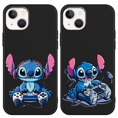 nurkorki 2 Stück Handyhülle für iPhone 7 Plus/8 Plus 5.5", Anime Schutzhülle mit Karikatur Niedlich Muster Weich TPU Silikon Stoßfest Kratzfest Case Hülle für iPhone 7 Plus/8 Plus,05 von nurkorki