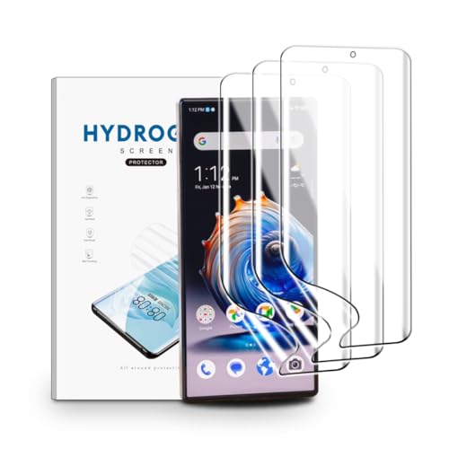 nvskvd Hydrogel Folie für Nubia Z60 Ultra 5G, 3 Stück TPU Displayschutzfolie Klar HD Weich Schutzfolie HD Transparent TPU Hydrogel Film Screen Protector von nvskvd