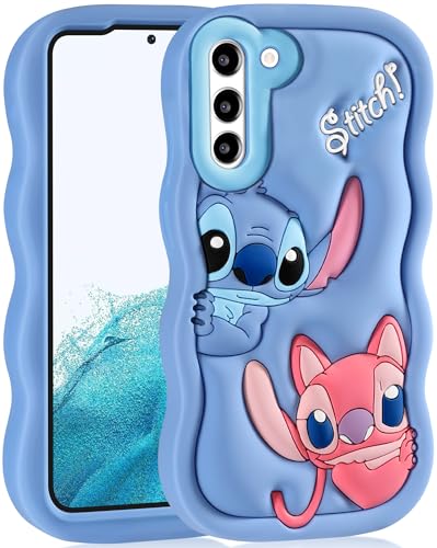 oqpa Schutzhülle für Samsung Galaxy S21 Fe 5G, süßes Cartoon-3D-Charakter-Design, mädchenhafte Hüllen für Mädchen, Jungen, Frauen, Teenager, Kawaii, einzigartig, lustig, cool, lustig, Silikon, weich, von oqpa