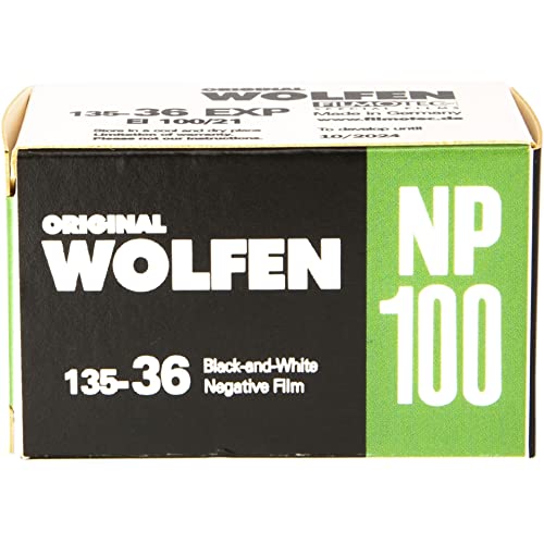 original WOLFEN (ORWO) NP100-36 schwarz/weiß 35mm Kleinbildfilm 100 ASA 36 Aufnahmen/Made IN Germany von originalWOLFEN