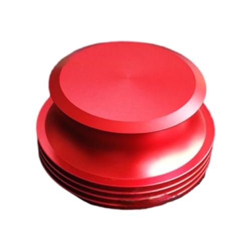 osiuujkw Runde Kanten Schallplattenstabilisator, Glatte Oberfläche und kein Grat, Vinyl Klemme, Aluminium Stabilisator, Metall Schallplattenstabilisator, Rot osiuujkw Runde Kanten Schallplattenstabilisator, Glatte Oberfläche und kein Grat, Vinyl Klemme, Aluminium Stabilisator, Metall Schallplattenstabilisator, Rot von osiuujkw