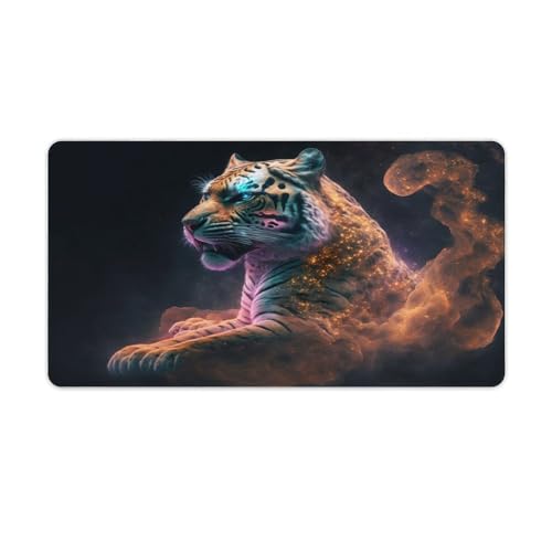 Animal Tiger4564 GamingMauspad großes Mauspad große Schreibtischunterlage personalisiertes Design erweiterte Schreibtischunterlage für Gaming Büro Zuhause 40 x 75 cm von ouynngjing