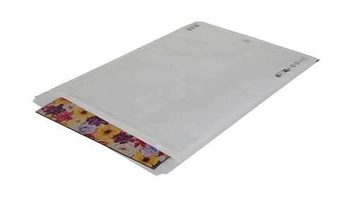 800x Luftpolstertasche weiß 480 x 370 mm Selbstklebestreifen Weiss Luftpolsterumschlag Luftpolsterversandtaschen von packster