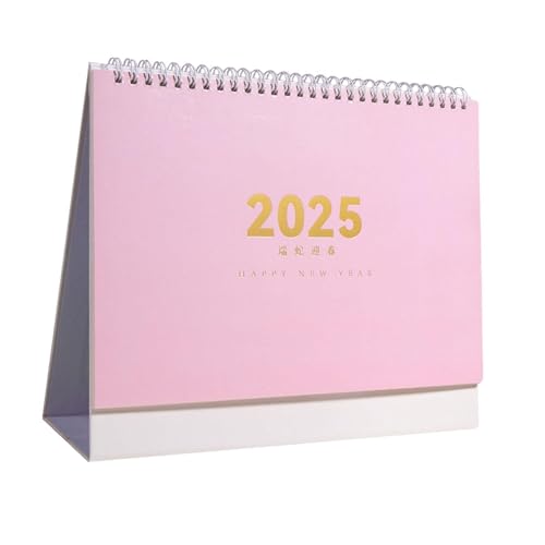 perfk 2025 Jahre Schreibtisch Stand Up Calender täglich monatlich Planer Dickes Papier 25,6x8x21,5 cm für Schlafzimmer Mehrzweckleichtgewicht von perfk