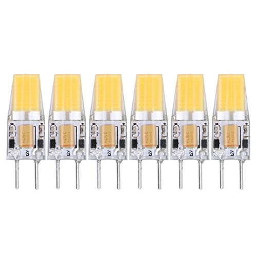 plplaaoo 6 Stück Gy6,35 Glühbirne 5 W AC Dc12 V Cob-Glühbirne Energiesparende Silikon-Deckenlampe, Warmweiß 2700 K-3000 K, 500 lm Lichtstrom-Silikon-Glühbirne, für Wohnzimmer (1,5 x 0,5 plplaaoo 6 Stück Gy6,35 Glühbirne 5 W AC Dc12 V Cob-Glühbirne Energiesparende Silikon-Deckenlampe, Warmweiß 2700 K-3000 K, 500 lm Lichtstrom-Silikon-Glühbirne, für Wohnzimmer (1,5 x 0,5 von plplaaoo