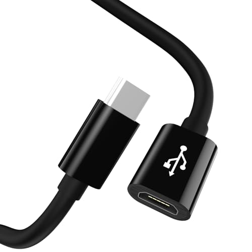 pluX USB C auf Micro-USB-Kabel, kurz, 15 cm, Typ C auf Micro-USB-Buchse, Verlängerungskabel, kompatibel mit Galaxy S7/S7, HTC One/10 und mehr pluX USB C auf Micro-USB-Kabel, kurz, 15 cm, Typ C auf Micro-USB-Buchse, Verlängerungskabel, kompatibel mit Galaxy S7/S7, HTC One/10 und mehr von pluX