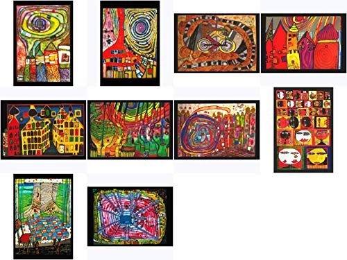 Kunstkarten-Set Friedensreich Hundertwasser III von postkarten-universum.de