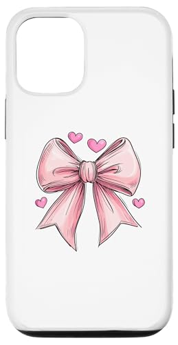 Girly || Ästhetische rosa Schleife || Herz Liebe romantisches Herz Hülle für iPhone 12/12 Pro von pretty pink cute ribbons and heart theme