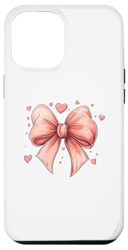 Girly || Ästhetische rosa Schleife || Herz Liebe romantisches Herz Hülle für iPhone 12 Pro Max von pretty pink cute ribbons and heart theme