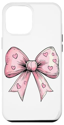 Girly || Ästhetische rosa Schleife || Herz Liebe romantisches Herz Hülle für iPhone 12 Pro Max von pretty pink cute ribbons and heart theme