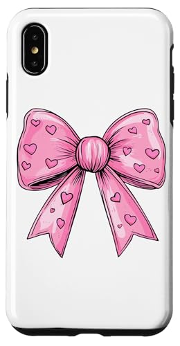 Girly || Ästhetische rosa Schleife || Herz Liebe romantisches Herz Hülle für iPhone XS Max von pretty pink cute ribbons and heart theme