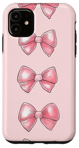 Girly || Schleife in Aquarell || Kokette || Ästhetische rosa Schleife Hülle für iPhone 11 von pretty pink cute ribbons theme