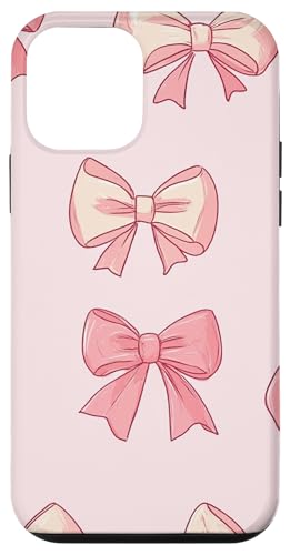 Girly || Schleife in Aquarell || Kokette || Ästhetische rosa Schleife Hülle für iPhone 12 mini von pretty pink cute ribbons theme