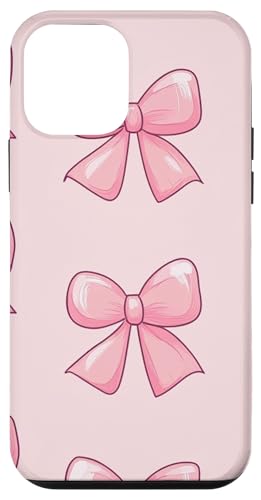 Girly || Schleife in Aquarell || Kokette || Ästhetische rosa Schleife Hülle für iPhone 12 mini von pretty pink cute ribbons theme