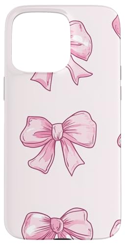 Girly || Schleife in Aquarell || Kokette || Ästhetische rosa Schleife Hülle für iPhone 15 Pro Max von pretty pink cute ribbons theme