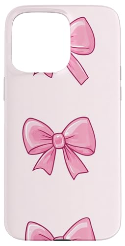 Girly || Schleife in Aquarell || Kokette || Ästhetische rosa Schleife Hülle für iPhone 15 Pro Max von pretty pink cute ribbons theme