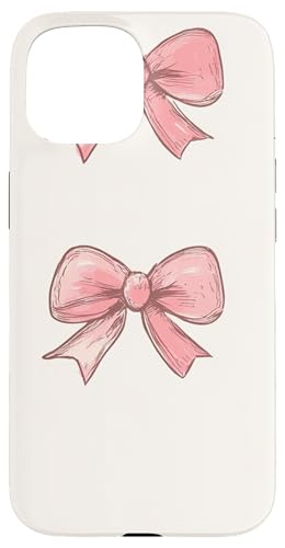 Girly || Schleife in Aquarell || Kokette || Ästhetische rosa Schleife Hülle für iPhone 15 von pretty pink cute ribbons theme