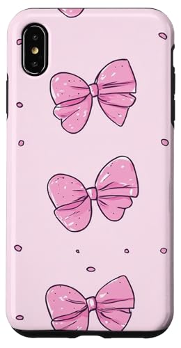 Girly || Schleife in Aquarell || Kokette || Ästhetische rosa Schleife Hülle für iPhone XS Max von pretty pink cute ribbons theme