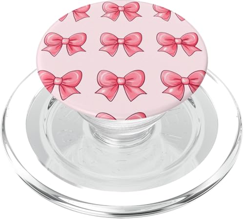 Girly || Schleife in Aquarell || Kokette || Ästhetische rosa Schleife PopSockets PopGrip für MagSafe von pretty pink cute ribbons theme