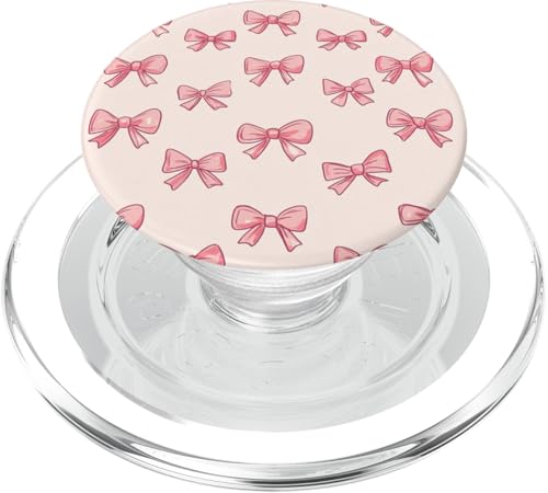 Girly || Schleife in Aquarell || Kokette || Ästhetische rosa Schleife PopSockets PopGrip für MagSafe von pretty pink cute ribbons theme