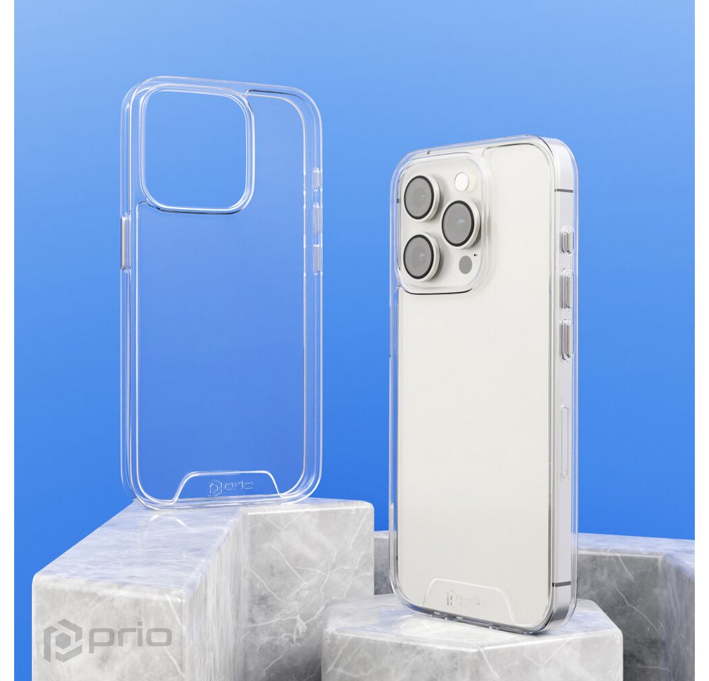 prio Handytasche prio Protective Case for iPhone 15 (6.1in) clear (Hard Cover) von prio