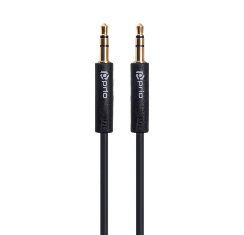 prio prio High-End 3.5mm auf 3.5mm AUX Audiokabel / Klinkenkabel - 1,2 m S Smartphone-Ladegerät (Audio Kabel, 1-tlg) von prio