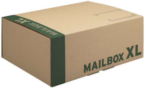 progressCARGO Mailbox Post-Versandkarton PC MB07.07, DIN C3, 460 x 333 x 174 mm, 20-er Pack, braun von progressCARGO