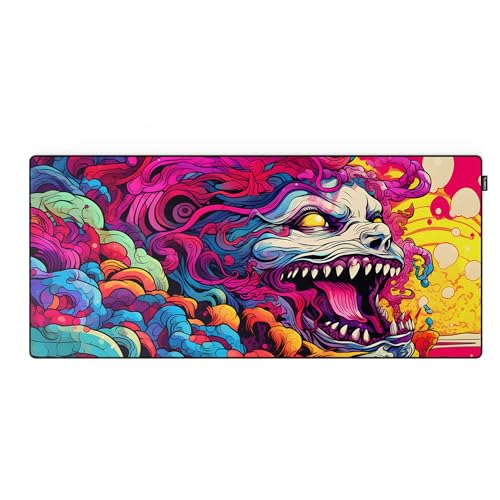 XXL PROPADS Premium Gaming Mousepad im Mad Dream Design gedruckt in Hamburg - Gaming-Mauspad, rutschfestes Gummi, Starke Umkettelung, einfach zu reinigen von propads.gg