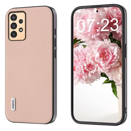 qichenlu Echt Leder Back Cover Case,【Luxus Business,Stoßfest Bumper】 Robustes Rindsleder Handyhülle Echtleder Handytasche für Samsung Galaxy S23,Rosa qichenlu Echt Leder Back Cover Case,【Luxus Business,Stoßfest Bumper】 Robustes Rindsleder Handyhülle Echtleder Handytasche für Samsung Galaxy S23,Rosa von qichenlu