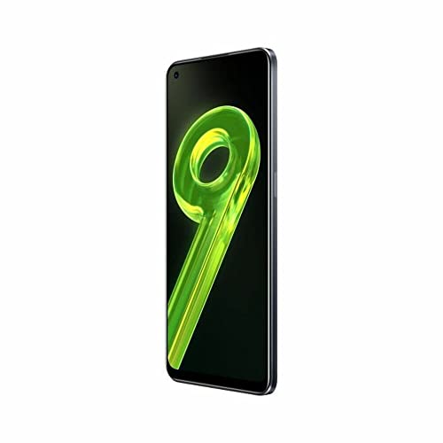 realme 9 - 8+128GB Smartphone, 90 Hz Super AMOLED Display, Snapdragon 680 Prozessor, Starker 5000-mAh-Akku, Schlankes Profil mit 7,99 mm,Ripple Holographic Design, Meteor Black von realme