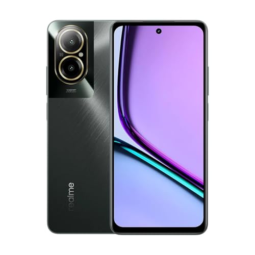 realme C67 4G Handy, 6 GB RAM 128 GB ROM, 6,72 Zoll FHD+ Display, 108 MP Kamera mit 3-fachem In-Sensor-Zoom, 5000 mAh, Schnellladung SUPERVOOC, Schwarz, nur für GSM-Betreiber, nicht kompatibel mit von realme