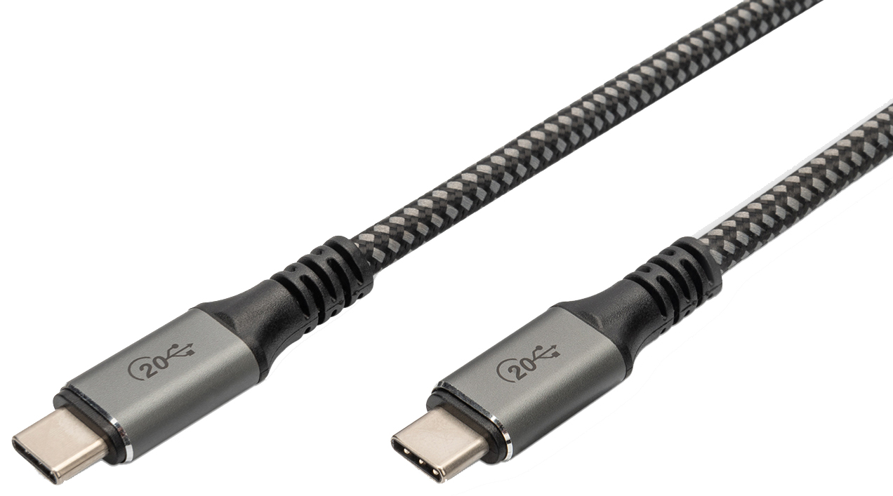 Restposten: DIGITUS USB 4.0 Anschlusskabel, USB-C - USB-C, von restposten