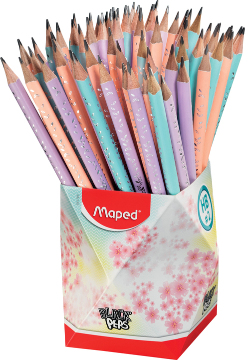 Restposten: Maped Bleistift BLACK, PEPS PASTEL, Härtegrad: HB von restposten