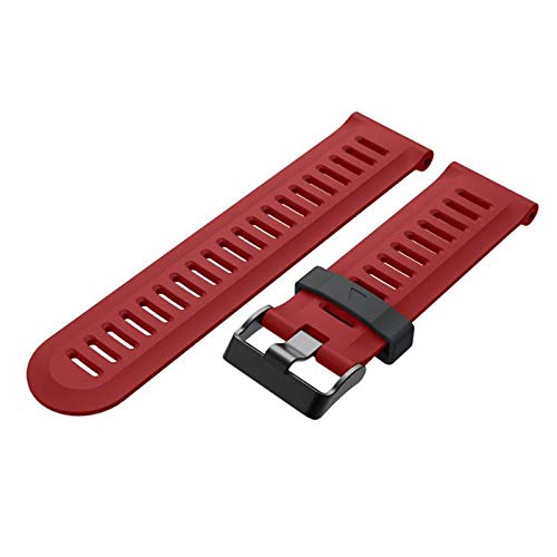 rieder 26Mm Uhren Armband für ​​5X Band AußEn Sport Silikon Uhren Armband für Fenix3 / 3HR / ​​5X Plus mit Werkzeugen Rot von rieder