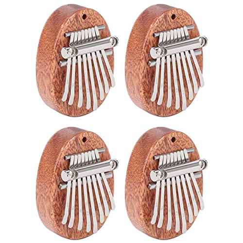 rieder 4X 8 Schlüssel Mini Kalimba Exquisite Finger Daumen Klavier Marimba Musical Gutes Zubehör Anhänger Geschenk von rieder