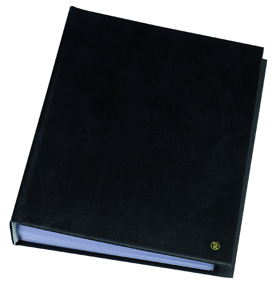 rillstab Sichtbuch , Original, , DIN A4, 40 Hüllen, schwarz von rillstab