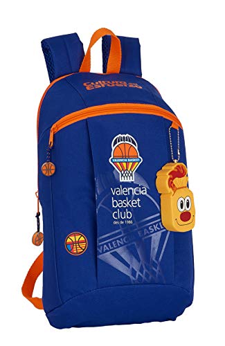 Safta Mini Rucksack Valencia Basket, 220 x 100 x 390 mm, Blau/Orange, Blau/orange, 220x100x390mm, Mini-Rucksack von safta