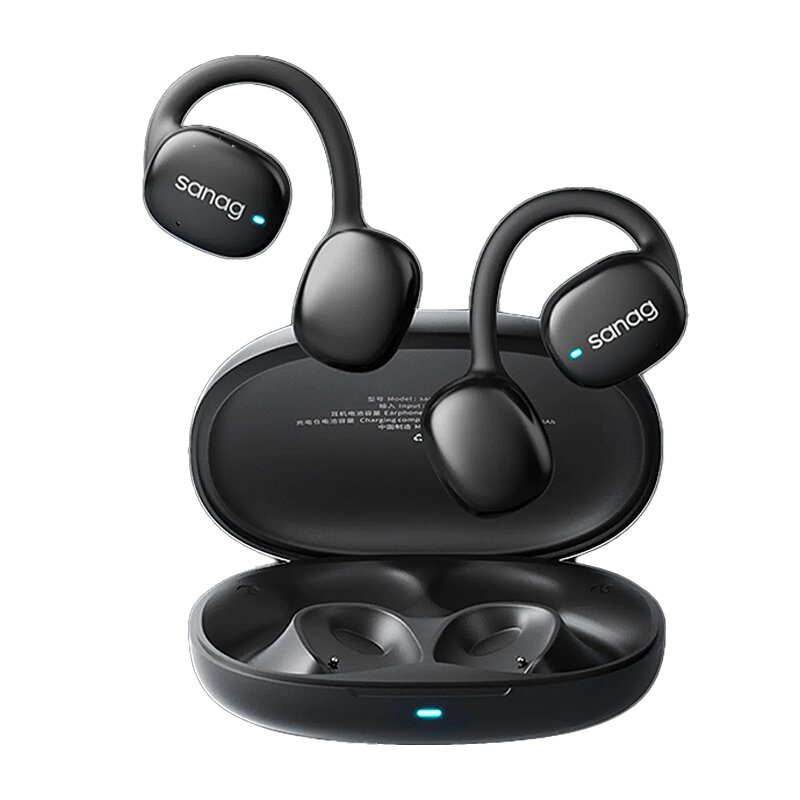 Sanag G50S OWS Bluetooth-Headset Wireless-Earphone Sport-Kopfhörer mit magnetischem 15,4-mm-Kolben, Panorama-Audio DT6.0 von sanag