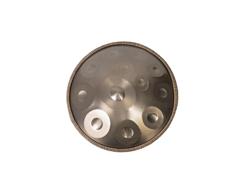 Sarospan Handpan Drum - 22 Zoll 12 Noten D Kurd 440Hz - Hand Tuning Handpan - Includes Soft Bag, Mallets, Stand, Note Stickers, Cleaning Cloth - Artist Performance Video Sarospan Handpan Drum - 22 Zoll 12 Noten D Kurd 440Hz - Hand Tuning Handpan - Includes Soft Bag, Mallets, Stand, Note Stickers, Cleaning Cloth - Artist Performance Video von sarospan